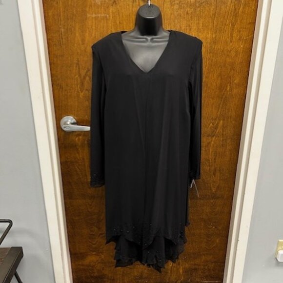 Jones New York Caviar Dreams Black Dress - Picture 1 of 2